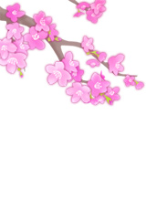 桜の飾りパーツ